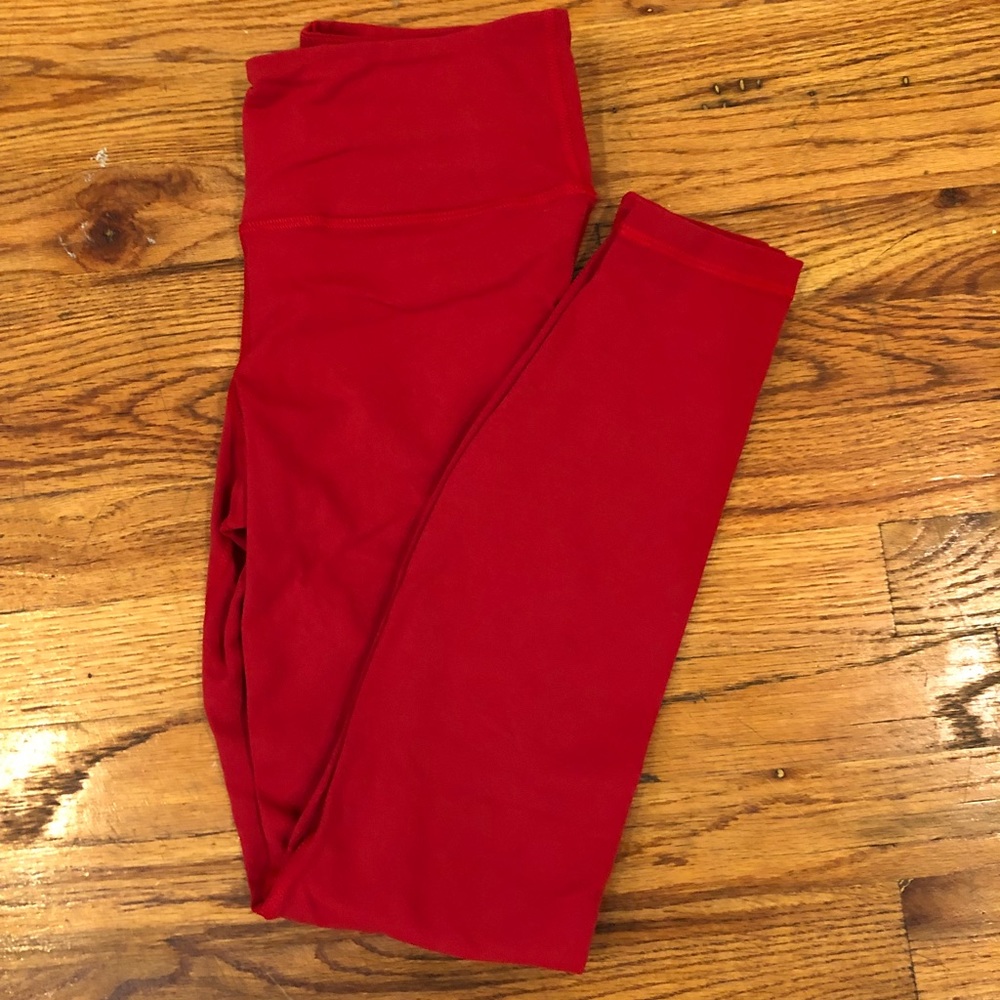 Red American Apparel Sportswear Leggings Size S